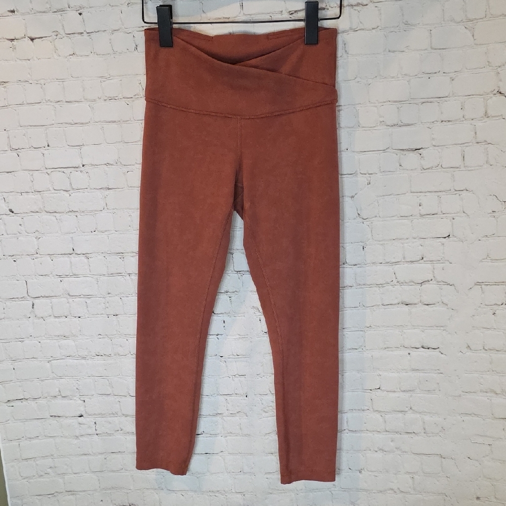 Lululemon Always On High-Rise Tight 23" Sky Wash Print Rustic Clay Size 6